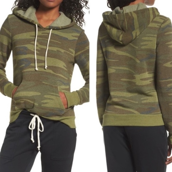 Alternative Apparel Tops - Alternative Camo Hoodie
